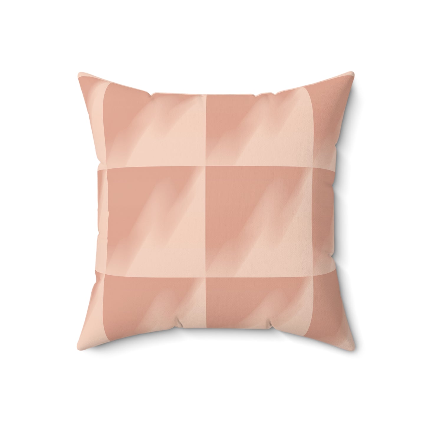 “Whispers of Clay | Checkered Throw Pillow”