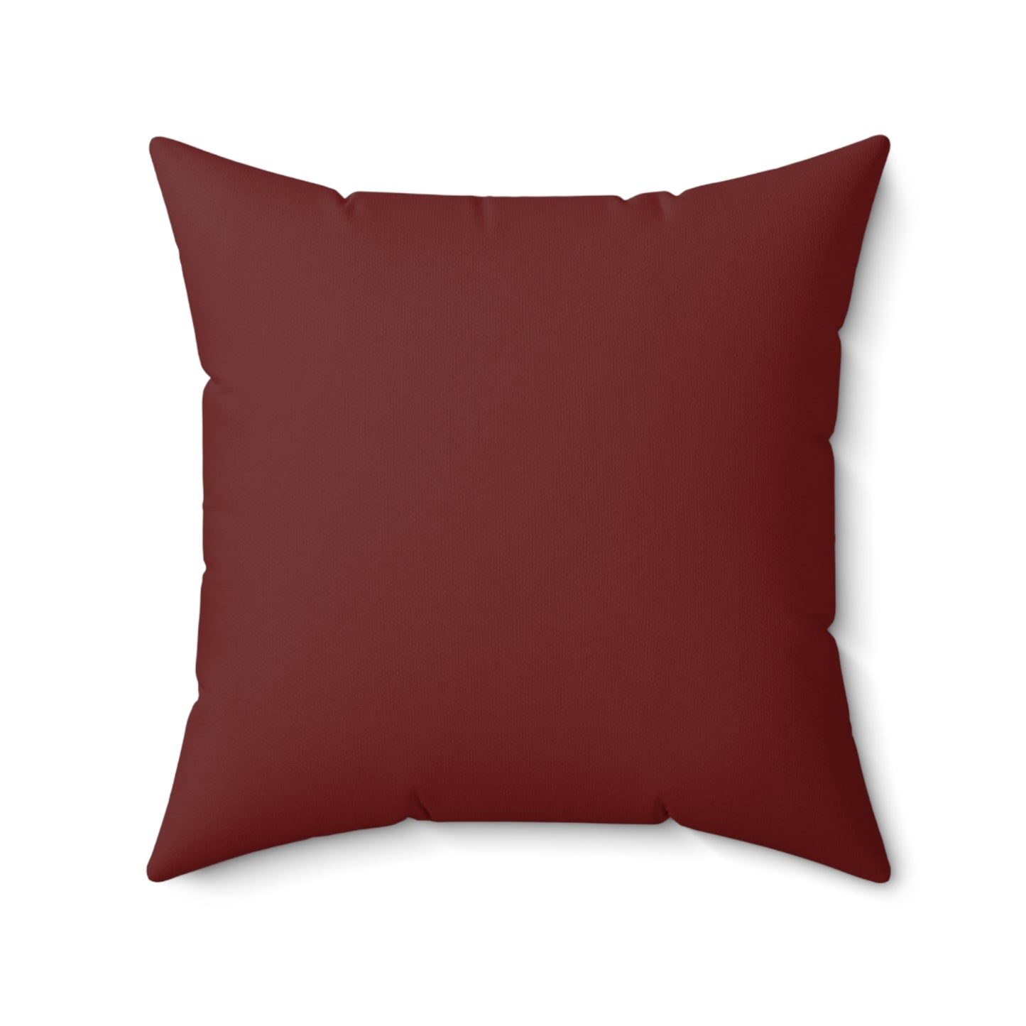 Faithful Tartan Cushion – Oxblood Front, Plaid Back | Faux Suede Statement Pillow