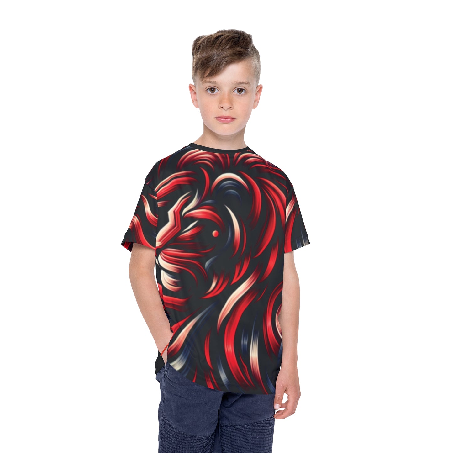 Lion of Judah Kids’ Tee – Fierce Faith, Bold Style