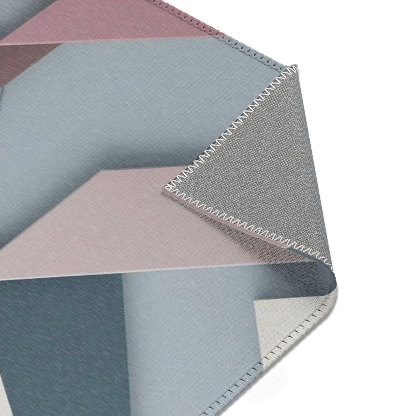 “Steps of Grace” Geometric Area Rug