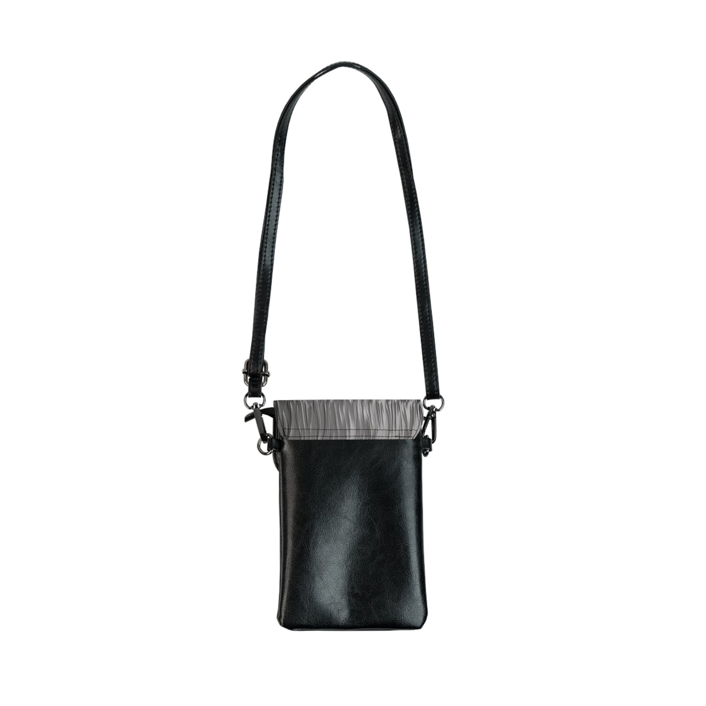 “Flow State” Crossbody Phone Purse – Grayscale River Edition
