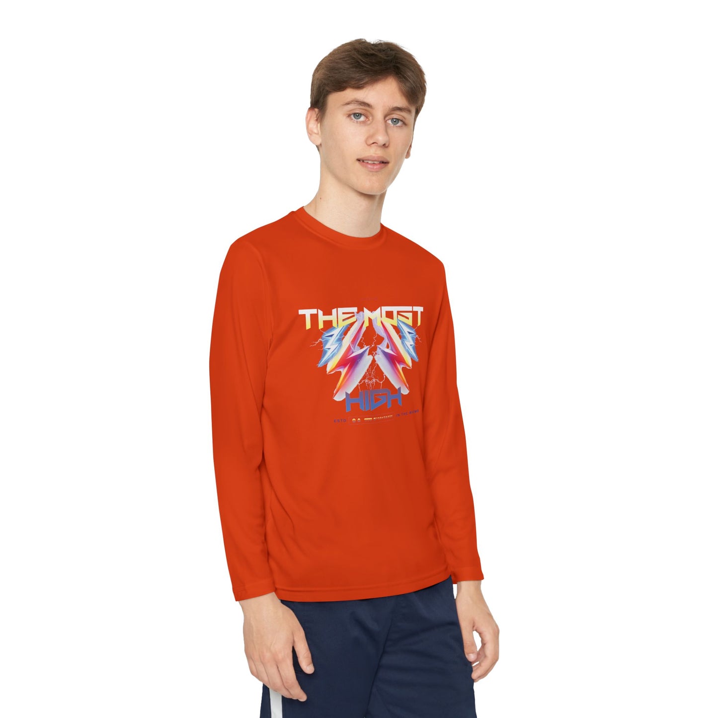 Child of the Most High – Youth Long Sleeve Tee (Unisex, Multiple Colors)
