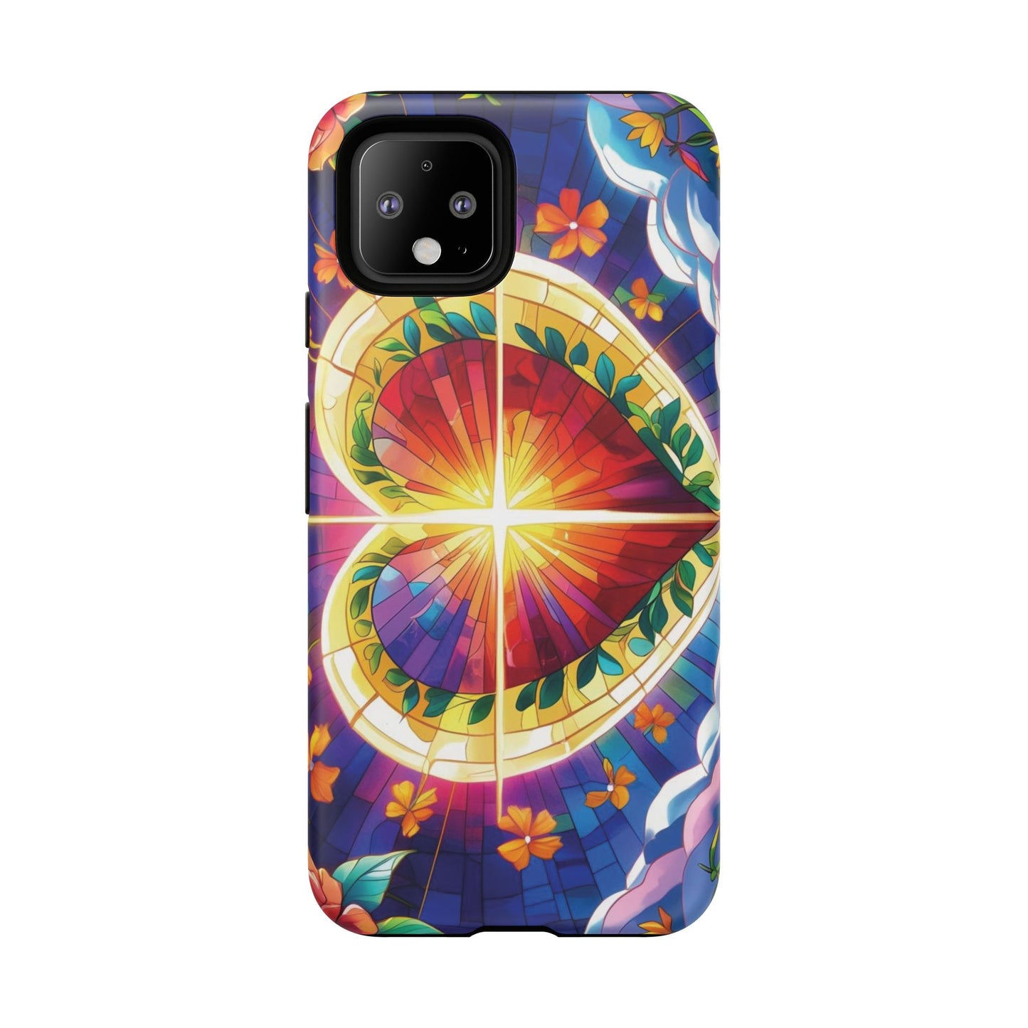 "Heart of Light" Phone Case – Stained Glass Faith Edition