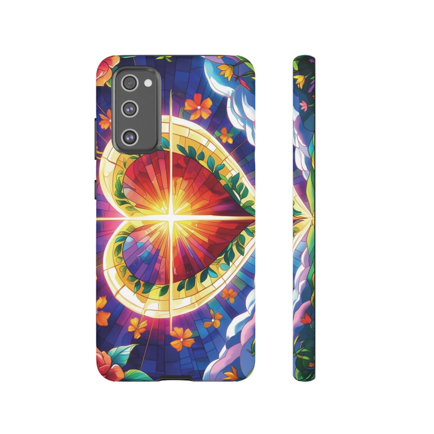"Heart of Light" Phone Case – Stained Glass Faith Edition