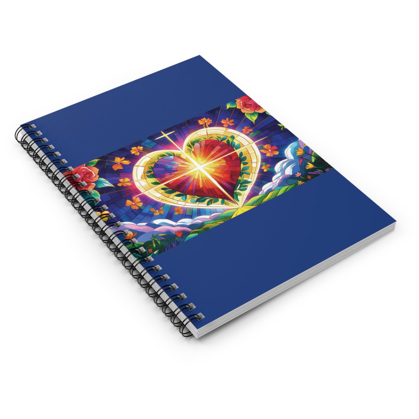 "Heart of Light" Spiral Notebook – Faith & Inspiration Journal