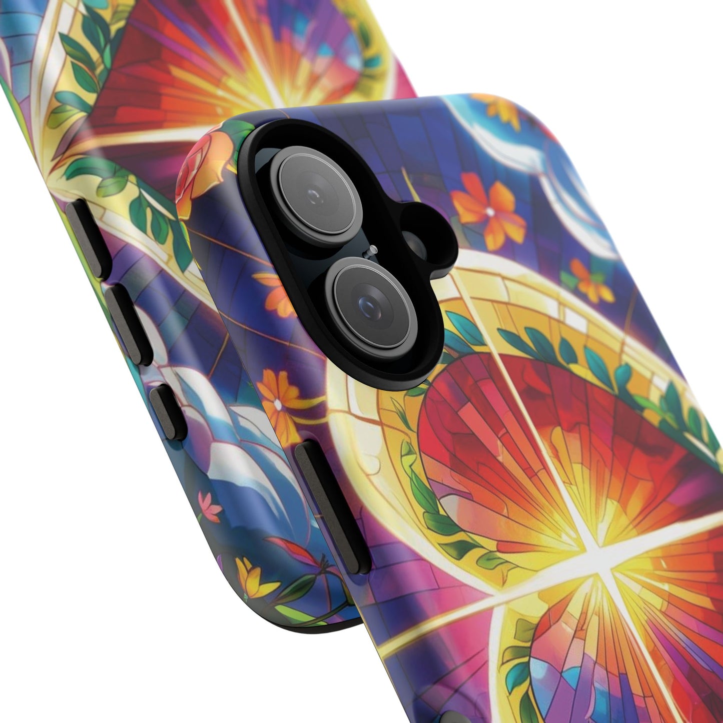 "Heart of Light" Phone Case – Stained Glass Faith Edition