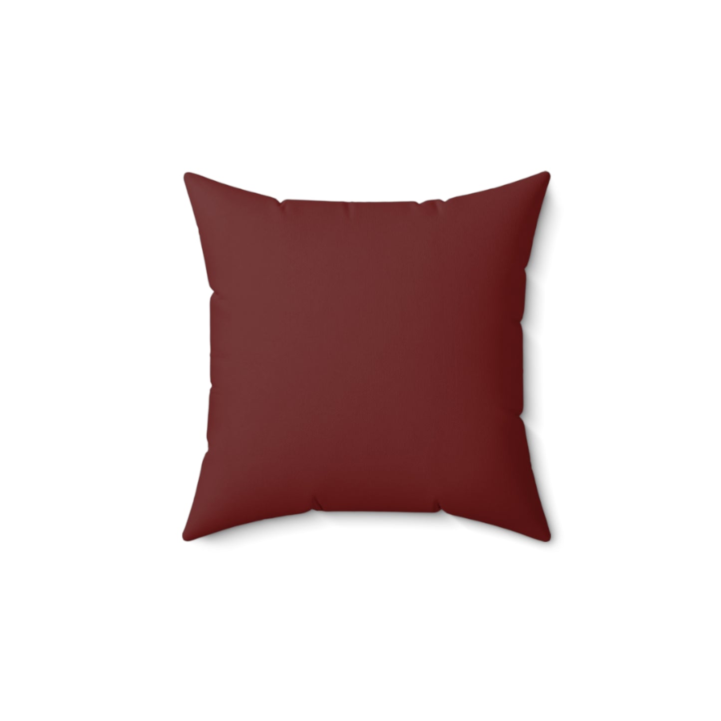 Faithful Tartan Cushion – Oxblood Front, Plaid Back | Faux Suede Statement Pillow