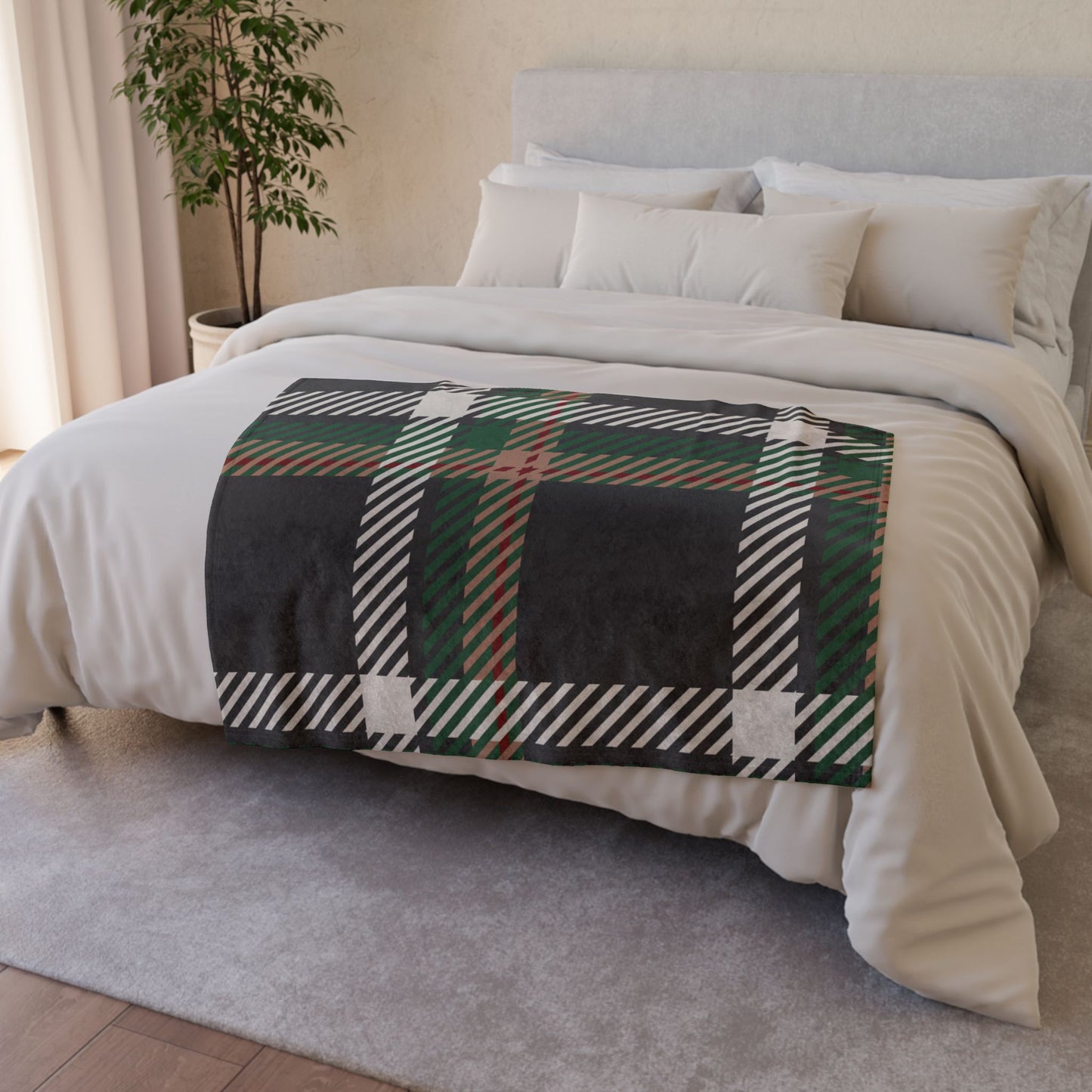Faithful Tartan | Ultra-Soft Throw Blanket