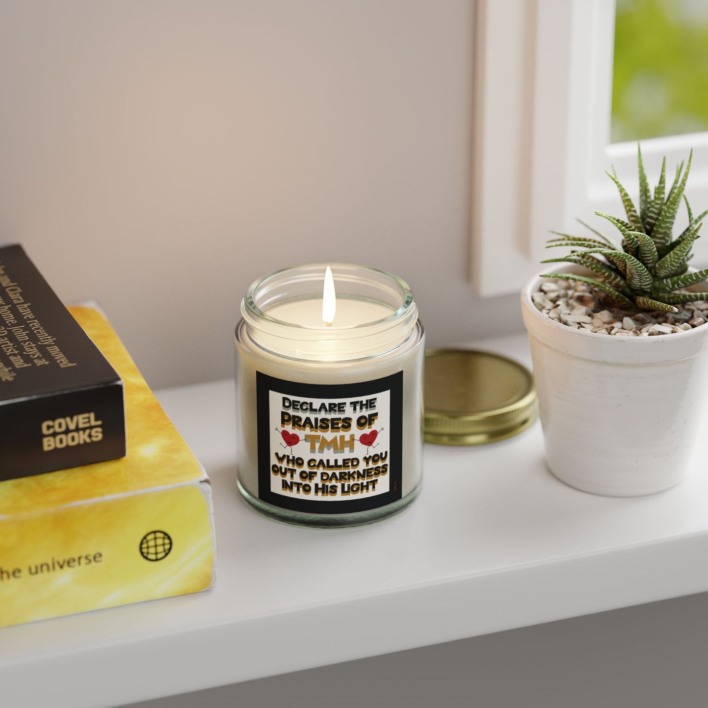 Into His Light – Scripture-Inspired Scented Candle