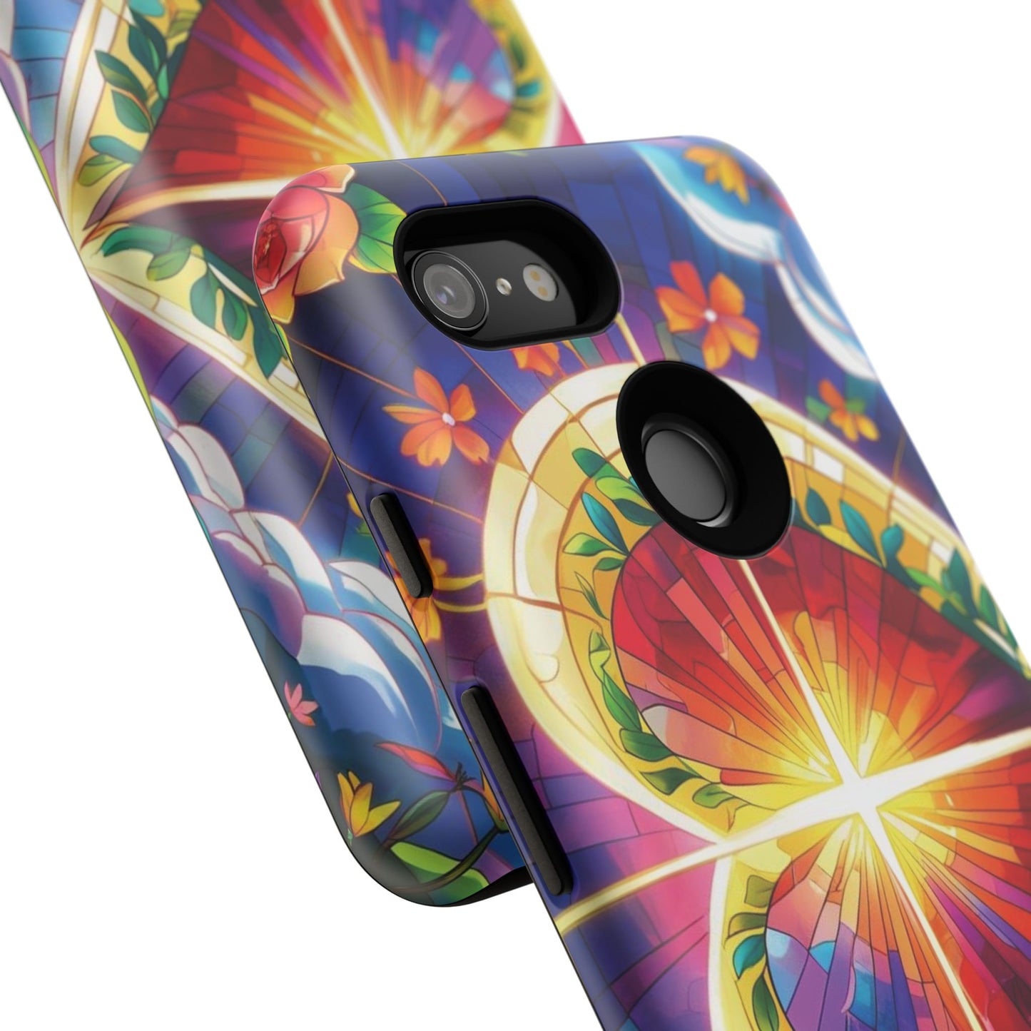 "Heart of Light" Phone Case – Stained Glass Faith Edition