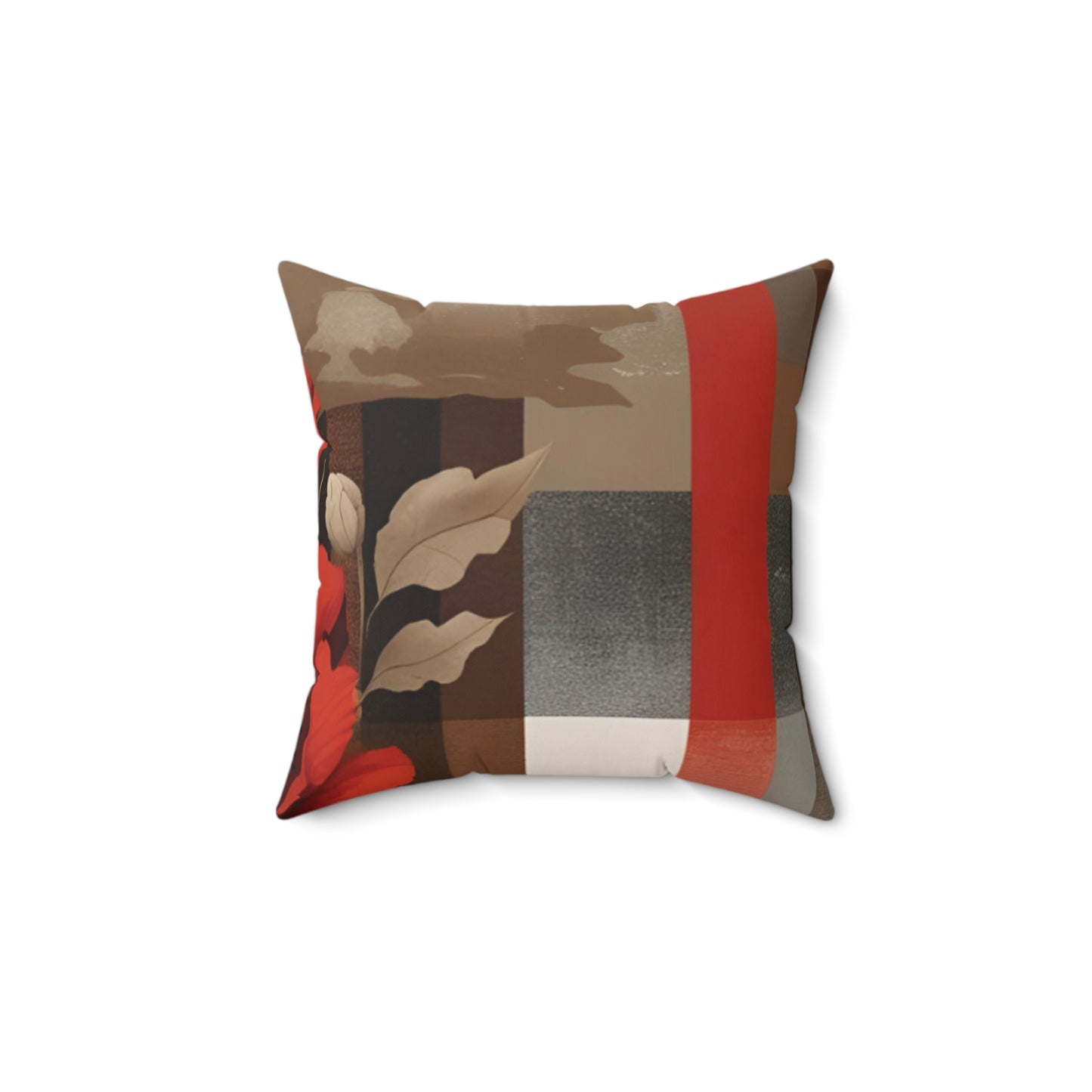 Bloom Boldly – Faux Suede Throw Pillow