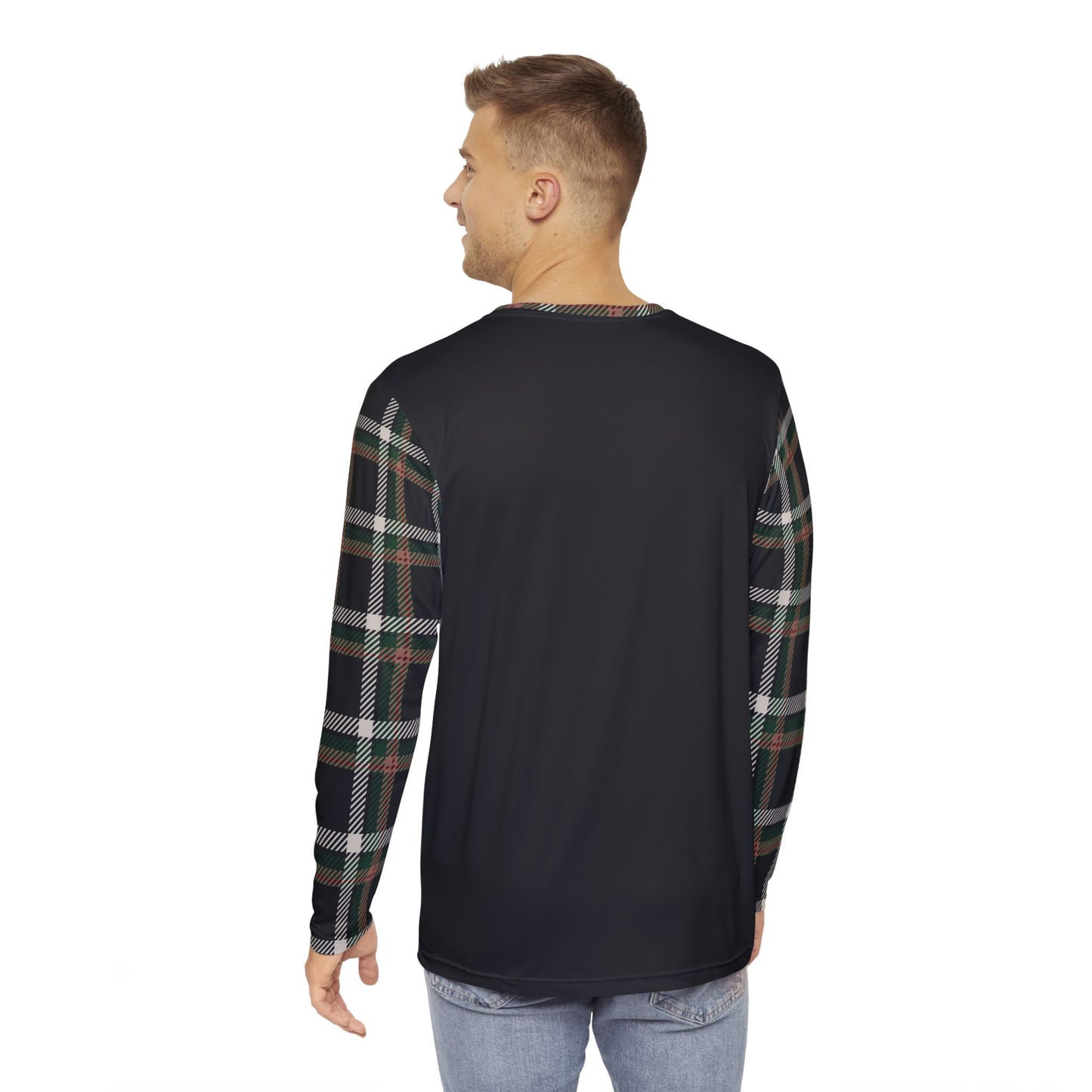 Faithful Tartan Crewneck – Charcoal Black