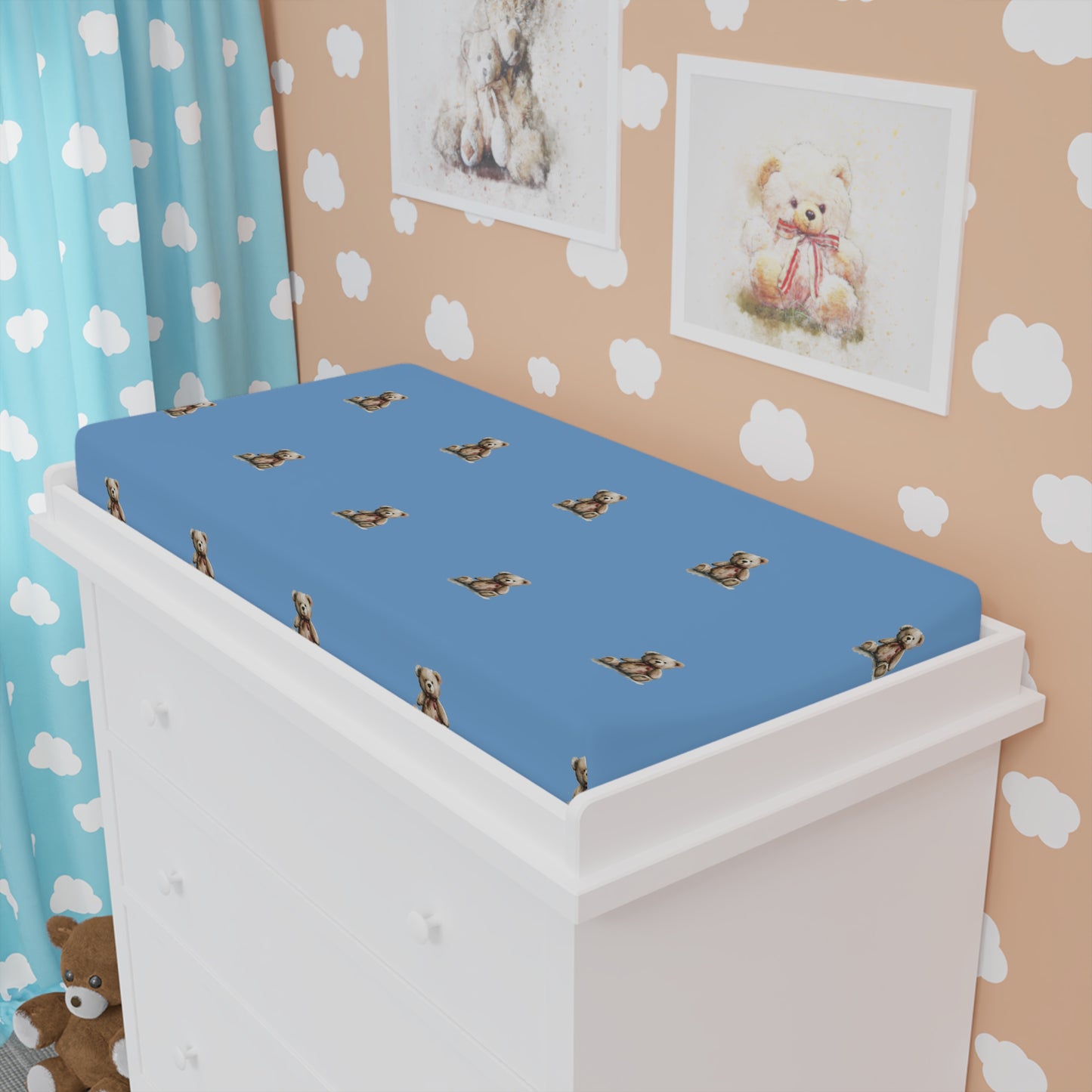 Teddy Blessings Changing Pad Cover