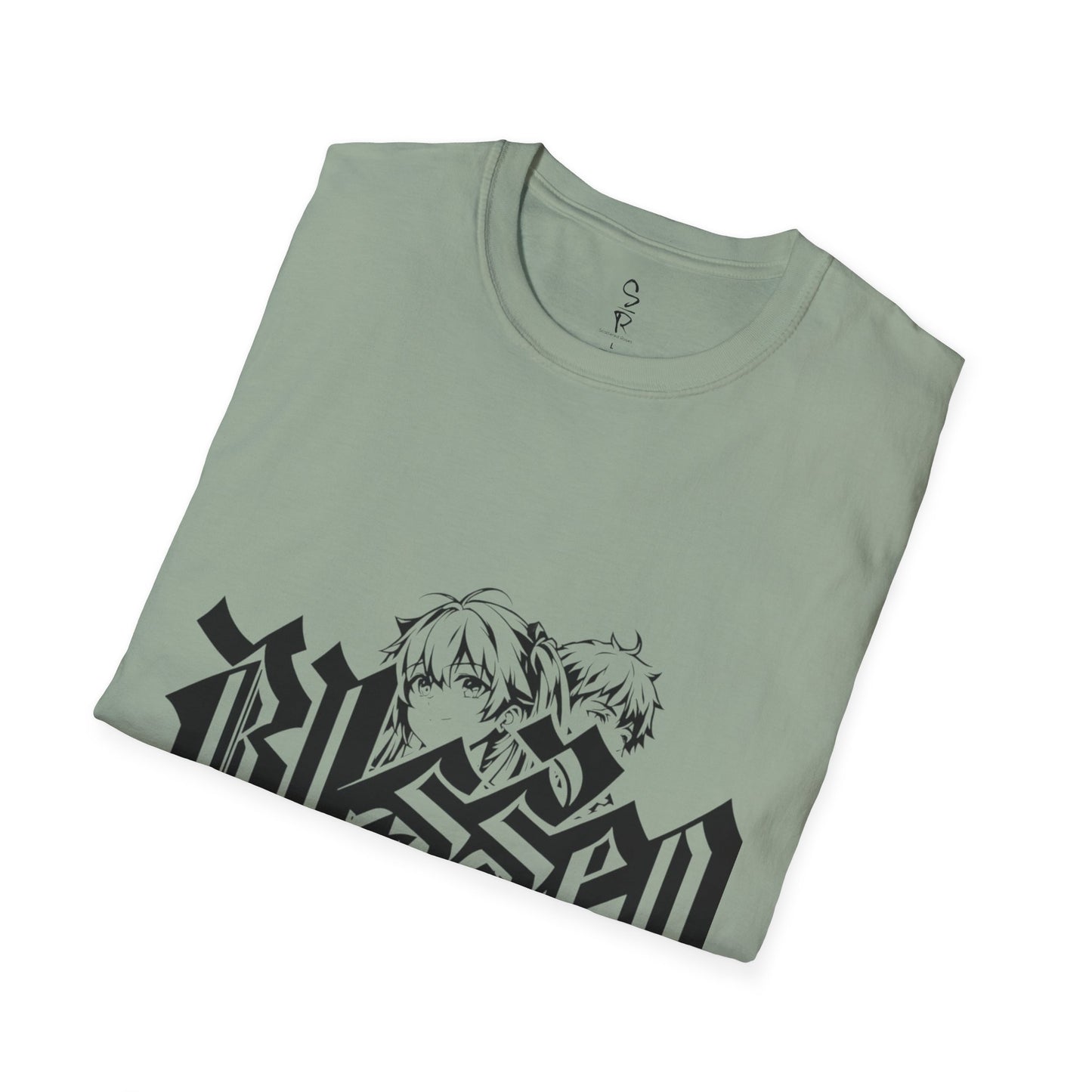 Blessed Graffiti Tee – Covered in Grace, Clothed in Boldness