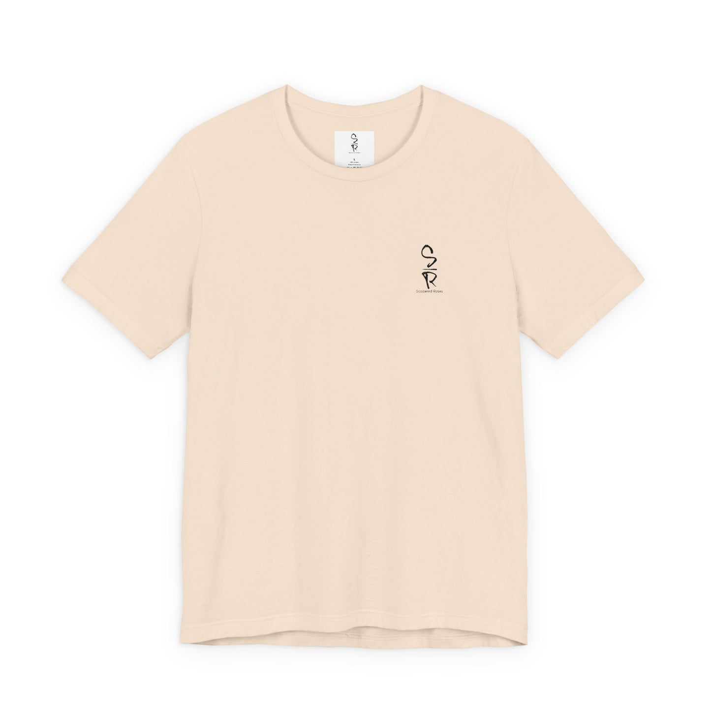 "Scattered Roses" Embroidered Logo Unisex Tee