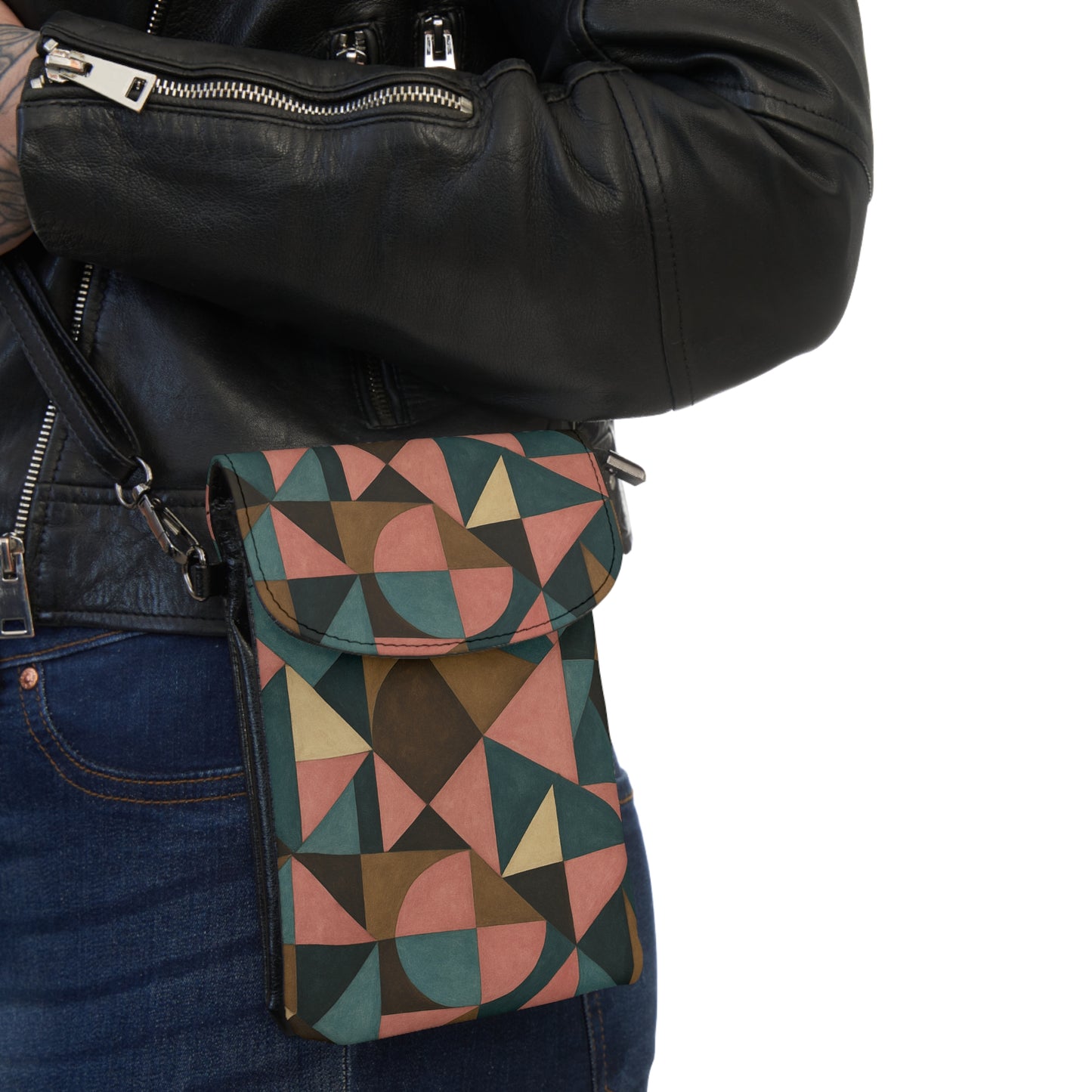 “Pieces in Place” Crossbody Phone Purse – Divine Design Edition