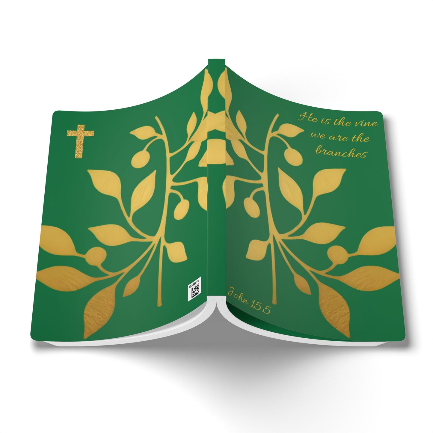 The Vine & The Branches – John 15:5 Journal (Green)
