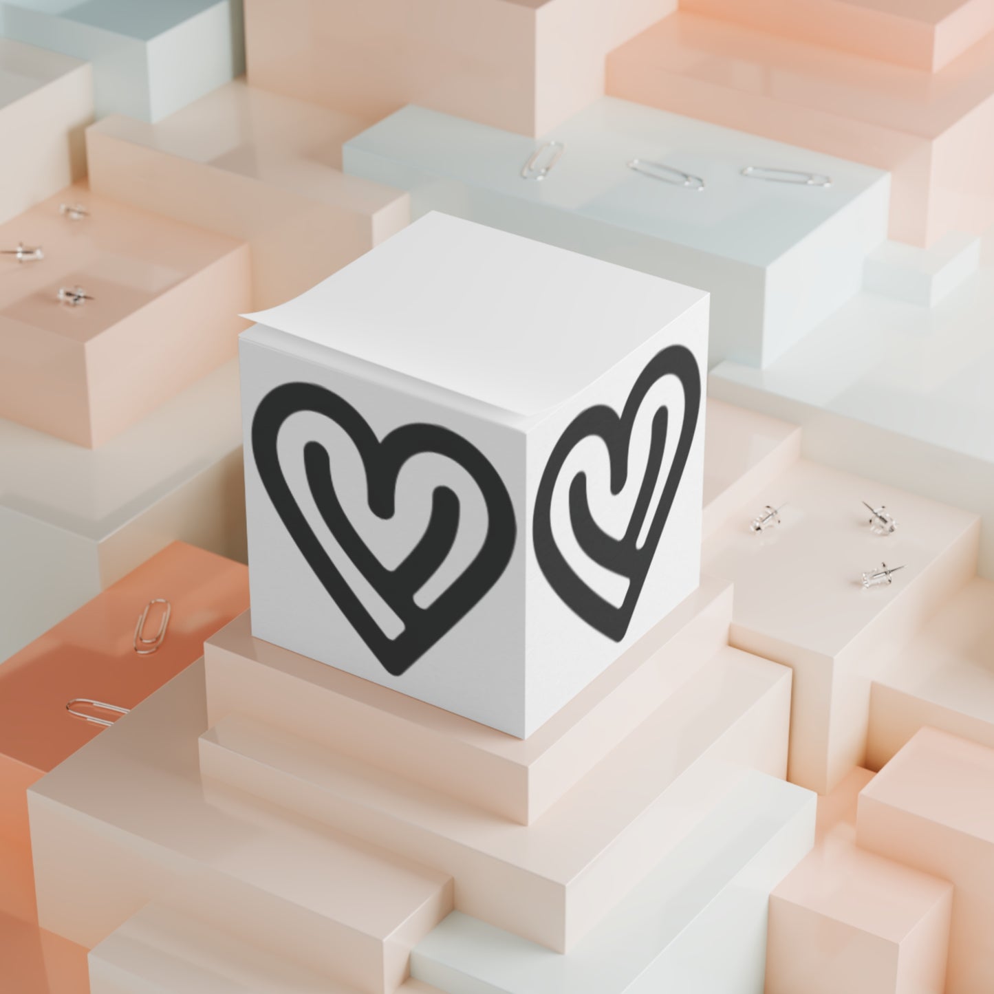Heart to Hand – Love Notes Desk Cube