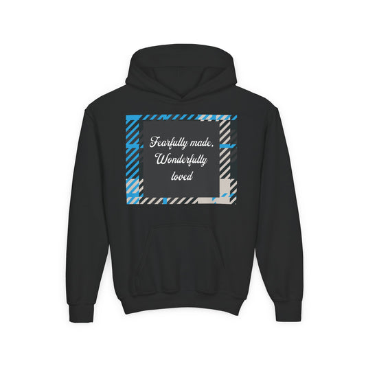 “Fearfully Made, Wonderfully Loved” Luxe Unisex Hoodie