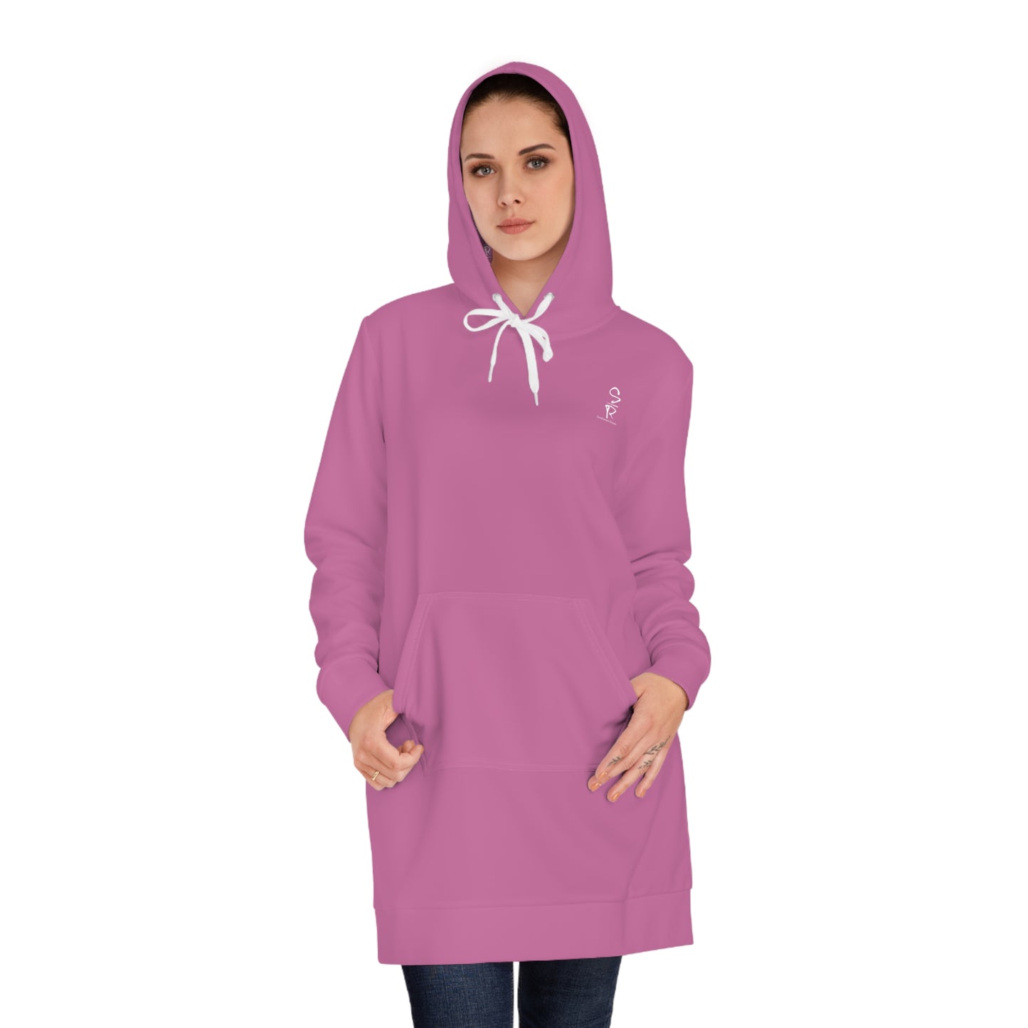 Beloved & Bold – Rose Quartz Hoodie Dress