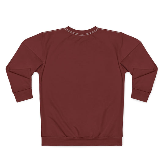 Faithful Tartan Solid Sweatshirt – Oxblood | Whispers of Winter Collection