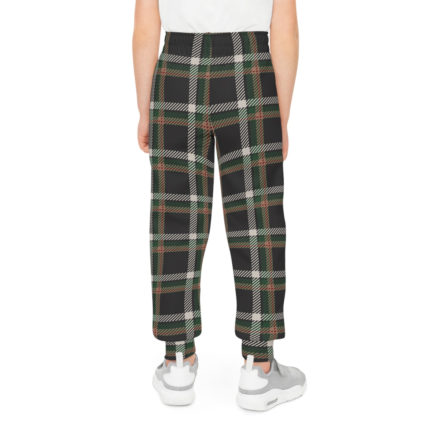 Faithful Tartan Youth Joggers – Grounded in Grace, Made to Move