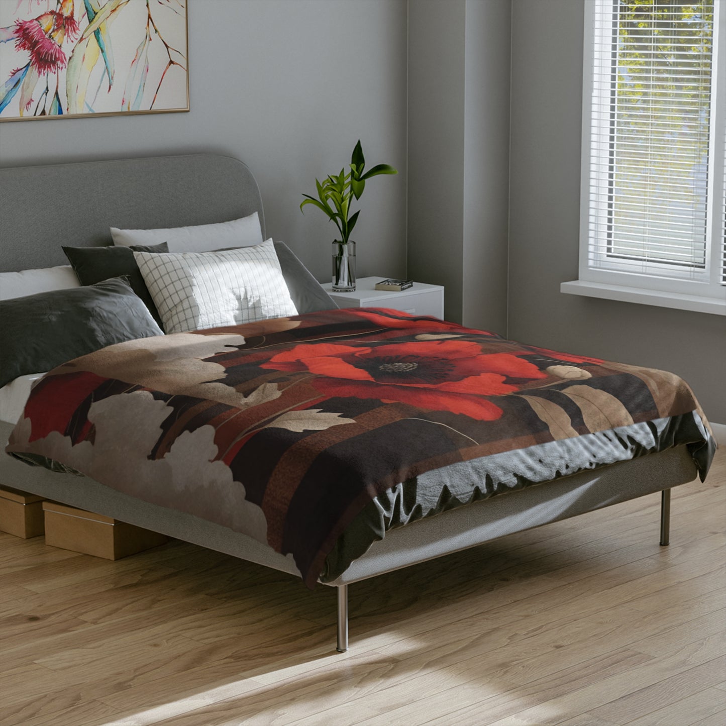 Heaven's Bloom – Plush Throw Blanket