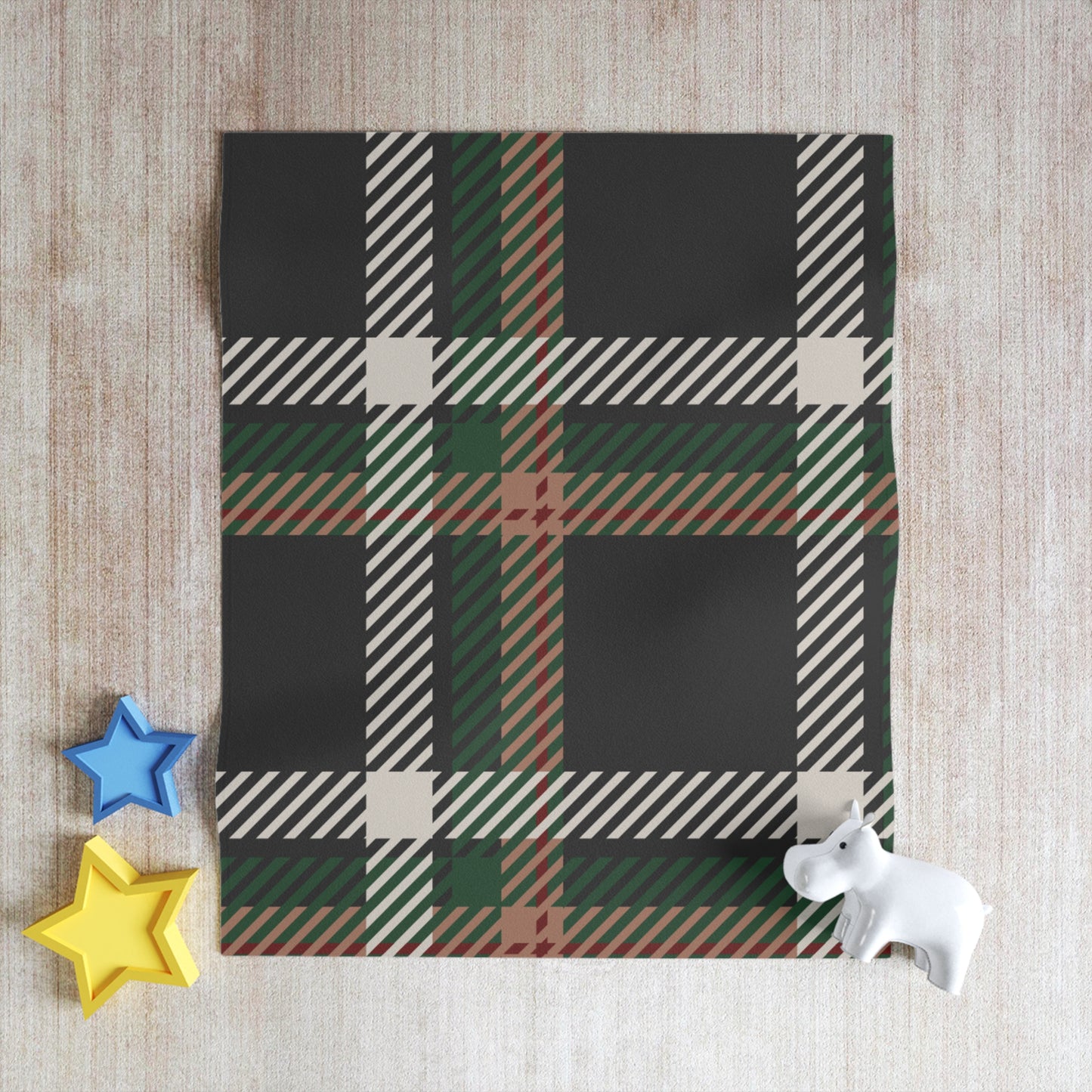 Faithful Tartan | Kids Throw Blanket