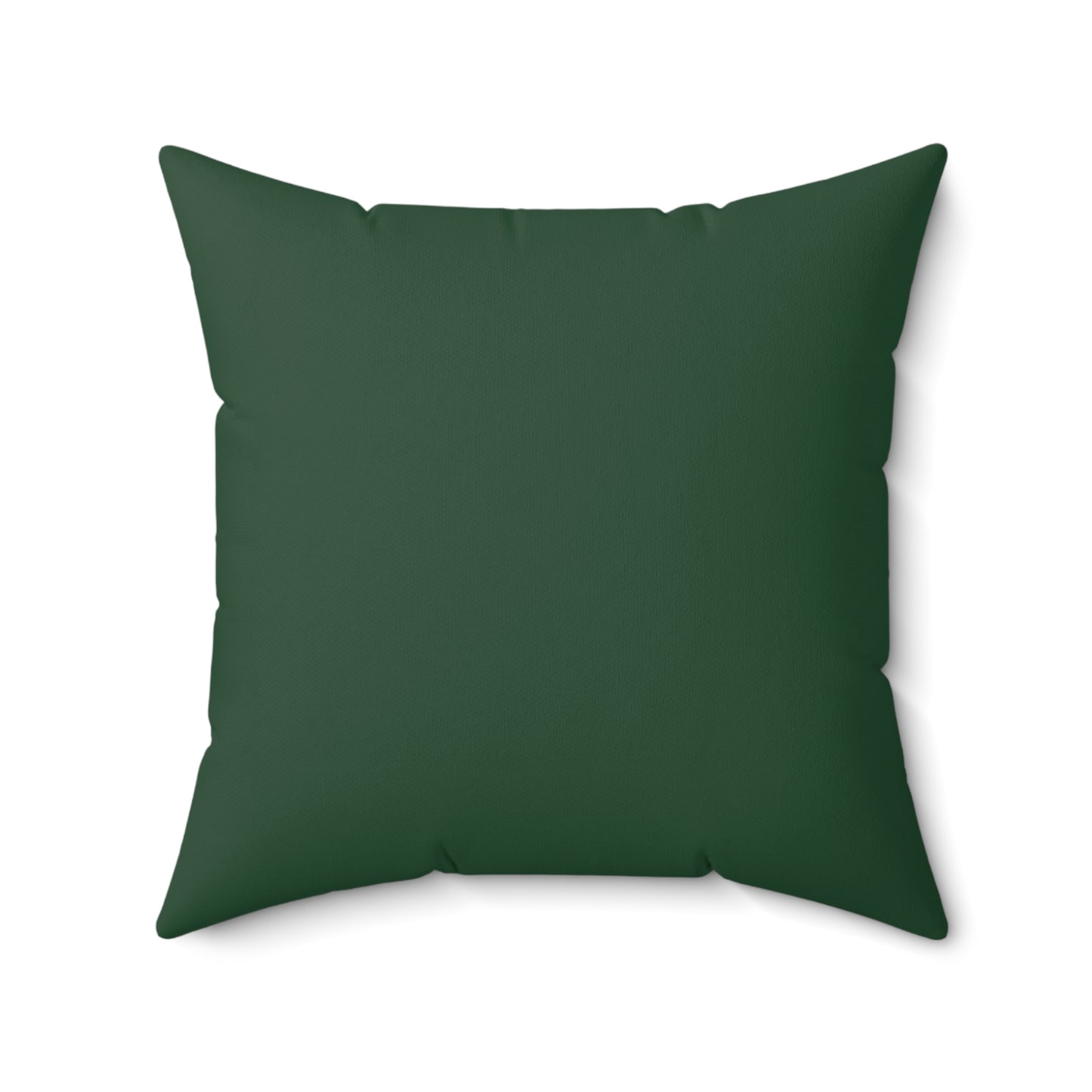 Faithful Tartan Cushion – Evergreen Front, Plaid Back | Faux Suede Accent Pillow