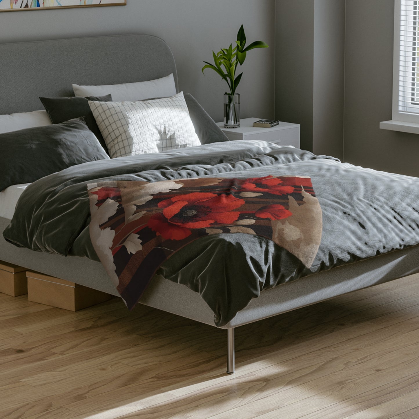 Heaven's Bloom – Plush Throw Blanket