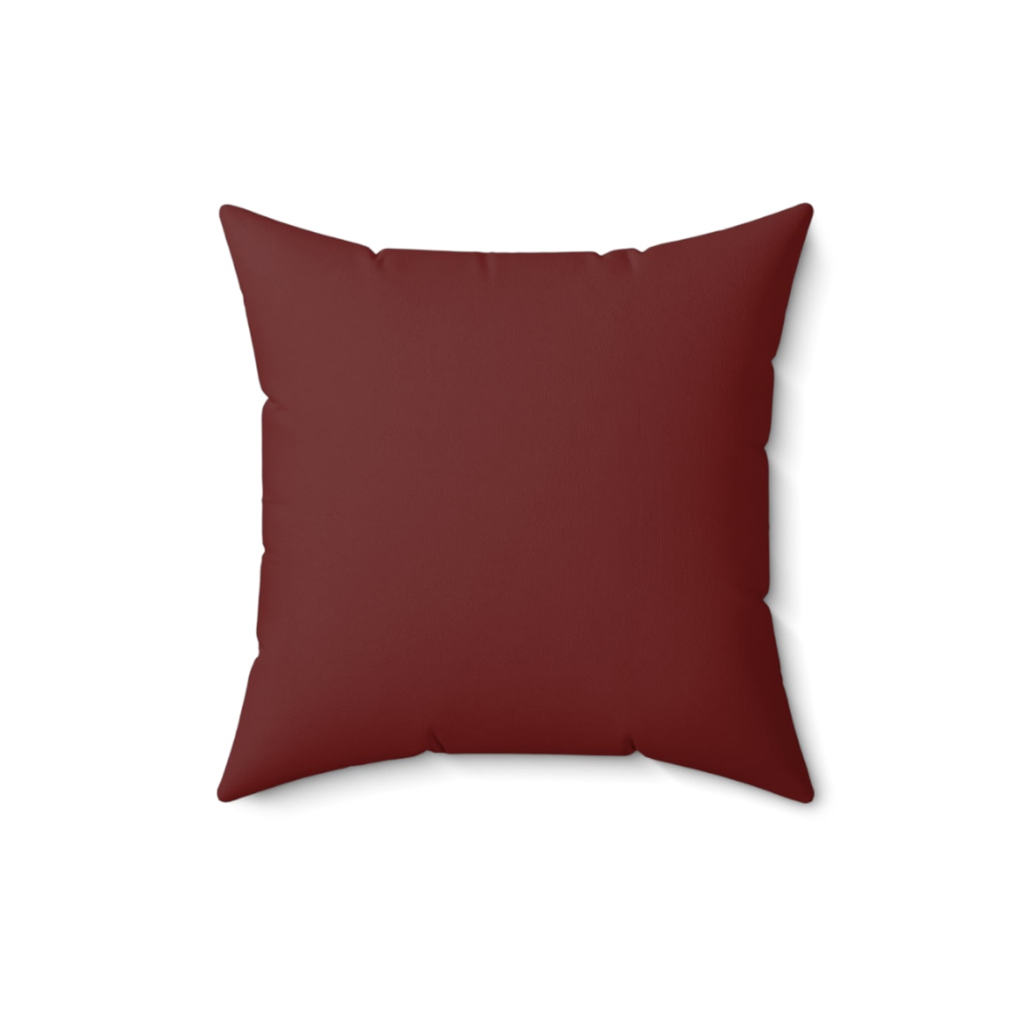 Faithful Tartan Cushion – Oxblood Front, Plaid Back | Faux Suede Statement Pillow