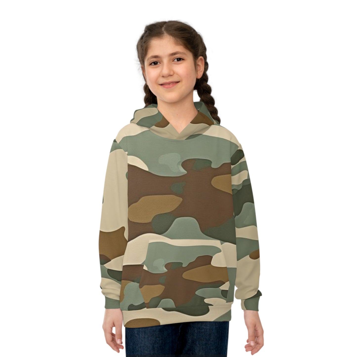 Faithful Fighter – Unisex Camo Hoodie
