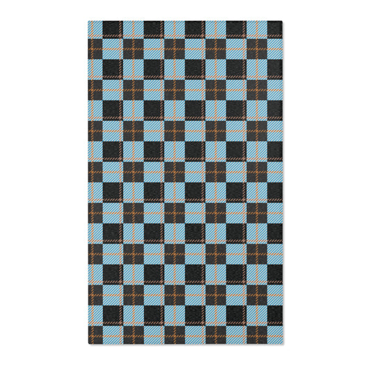 Ember Frost Area Rug – Frozen Tartan FW25