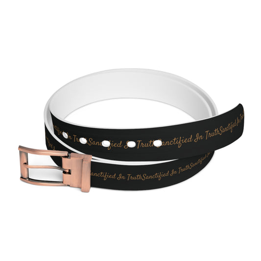 Sanctified In Truth Belt – Faith-Fueled Style