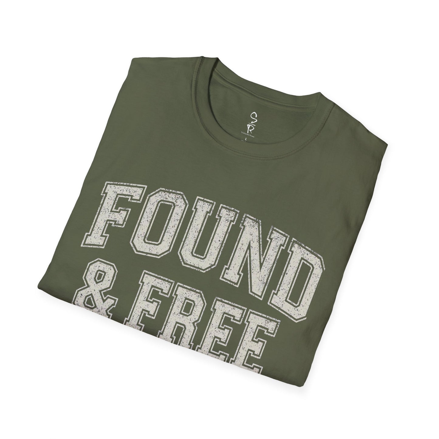 Found & Free Vintage Collegiate Tee – EST. 33 A.D. | Men’s Faith Streetwear