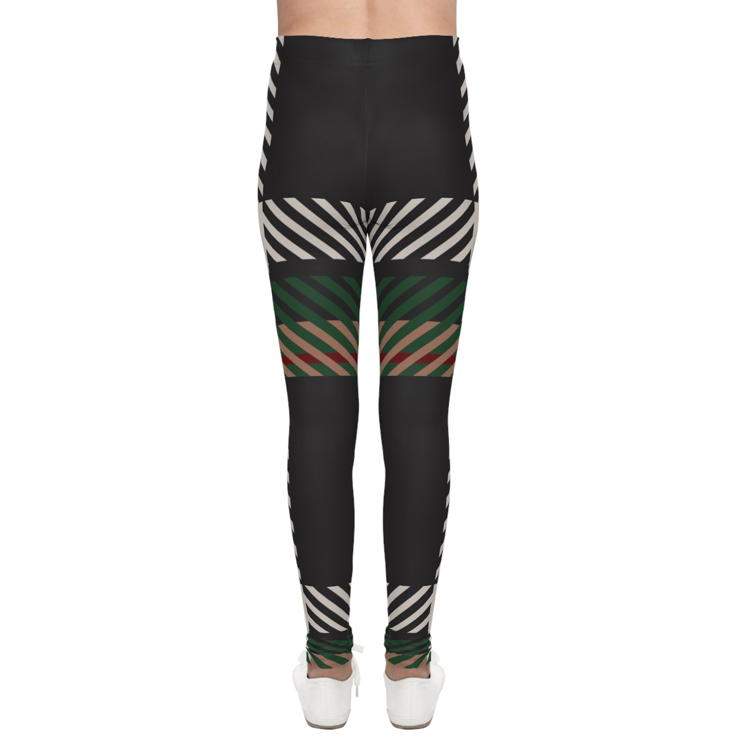 Faithful Tartan Youth Leggings – Rooted, Ready, and Rising