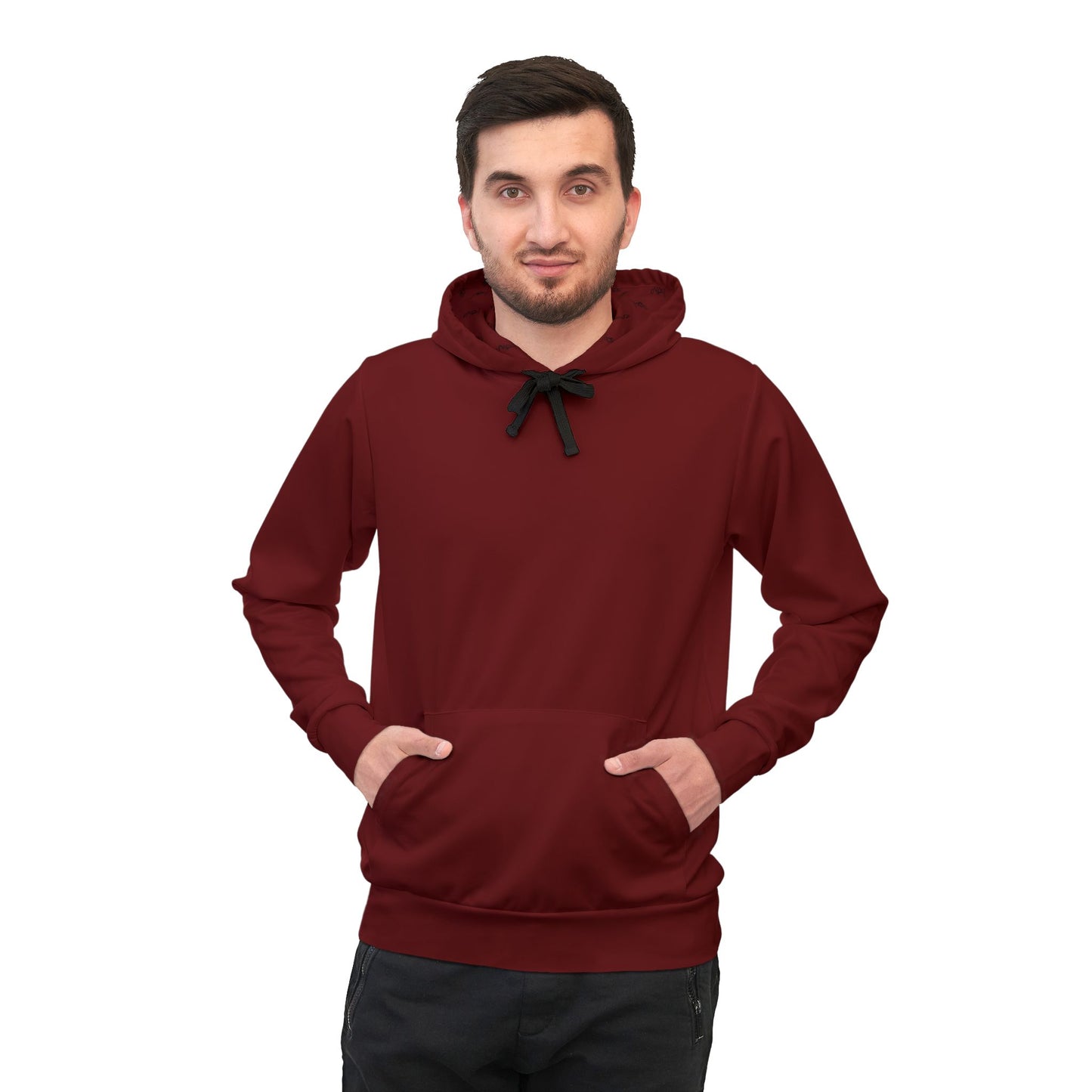 Faithful Layers: Luxe Solid Hoodie – Oxblood
