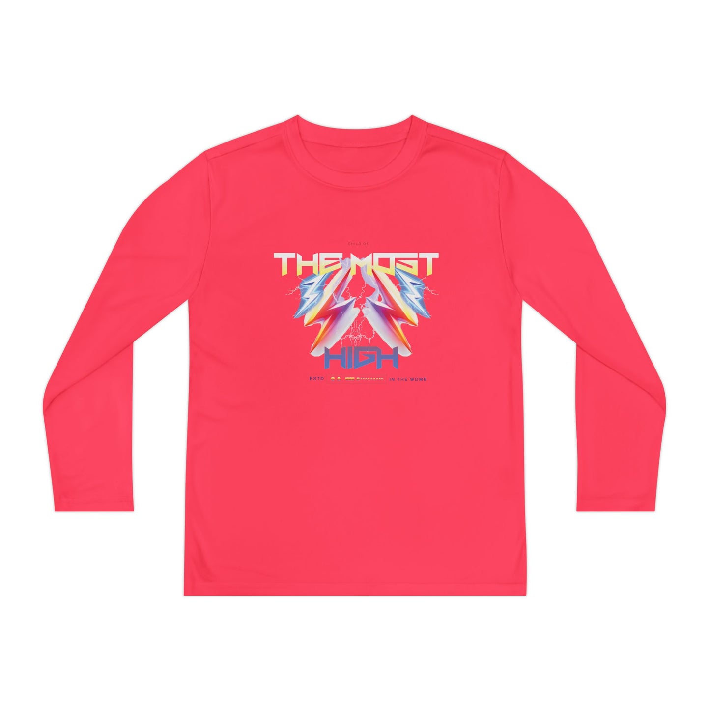 Child of the Most High – Youth Long Sleeve Tee (Unisex, Multiple Colors)