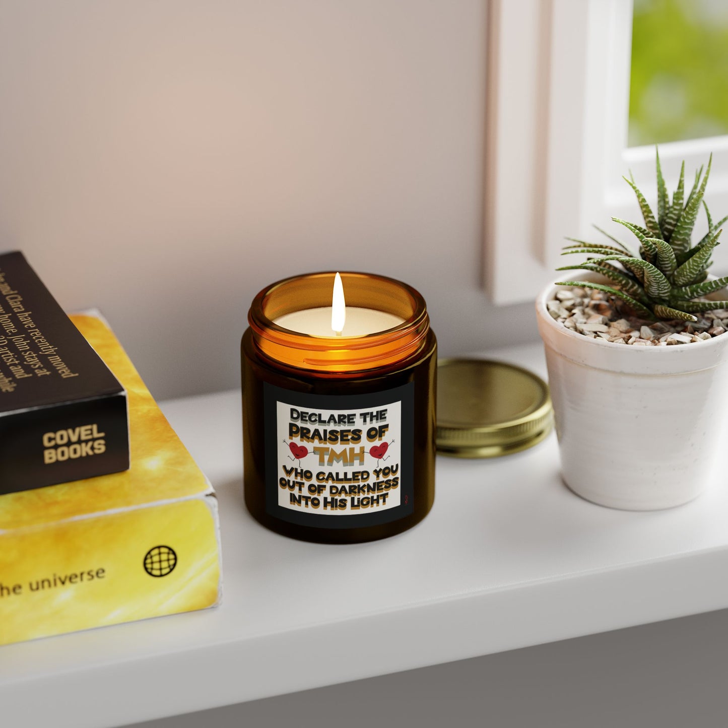 Into His Light – Scripture-Inspired Scented Candle