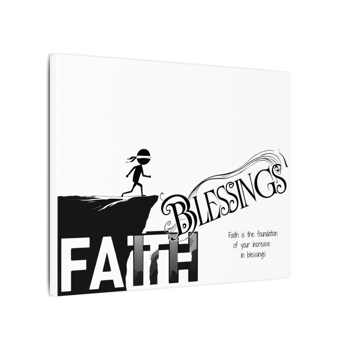 Faith Bridge to Blessings – Canvas Wall Art