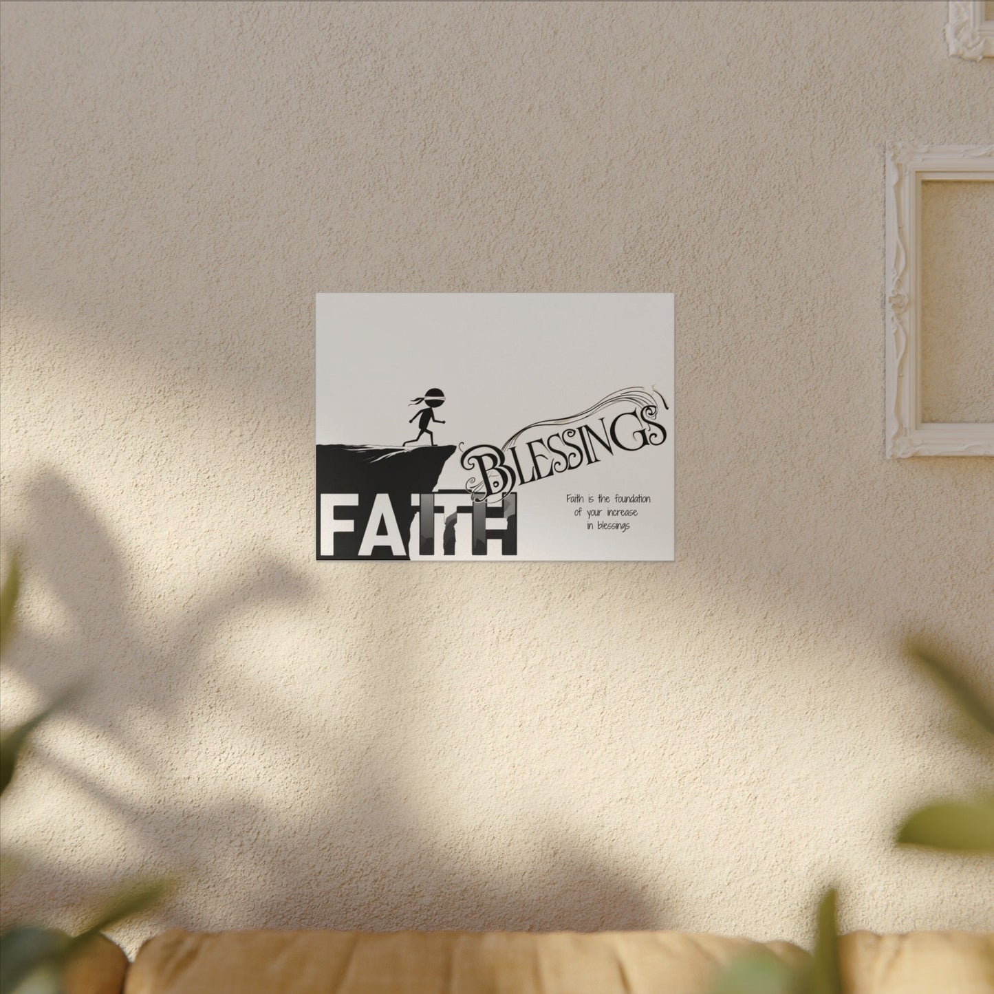 Faith Bridge to Blessings – Canvas Wall Art