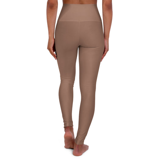Faith in Motion: Luxe Solid Leggings – Mocha Mousse