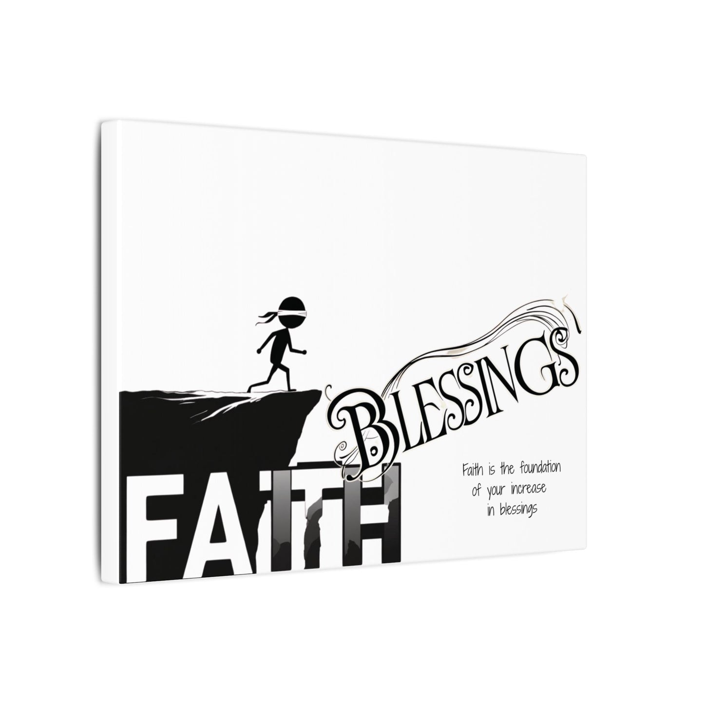 Faith Bridge to Blessings – Canvas Wall Art