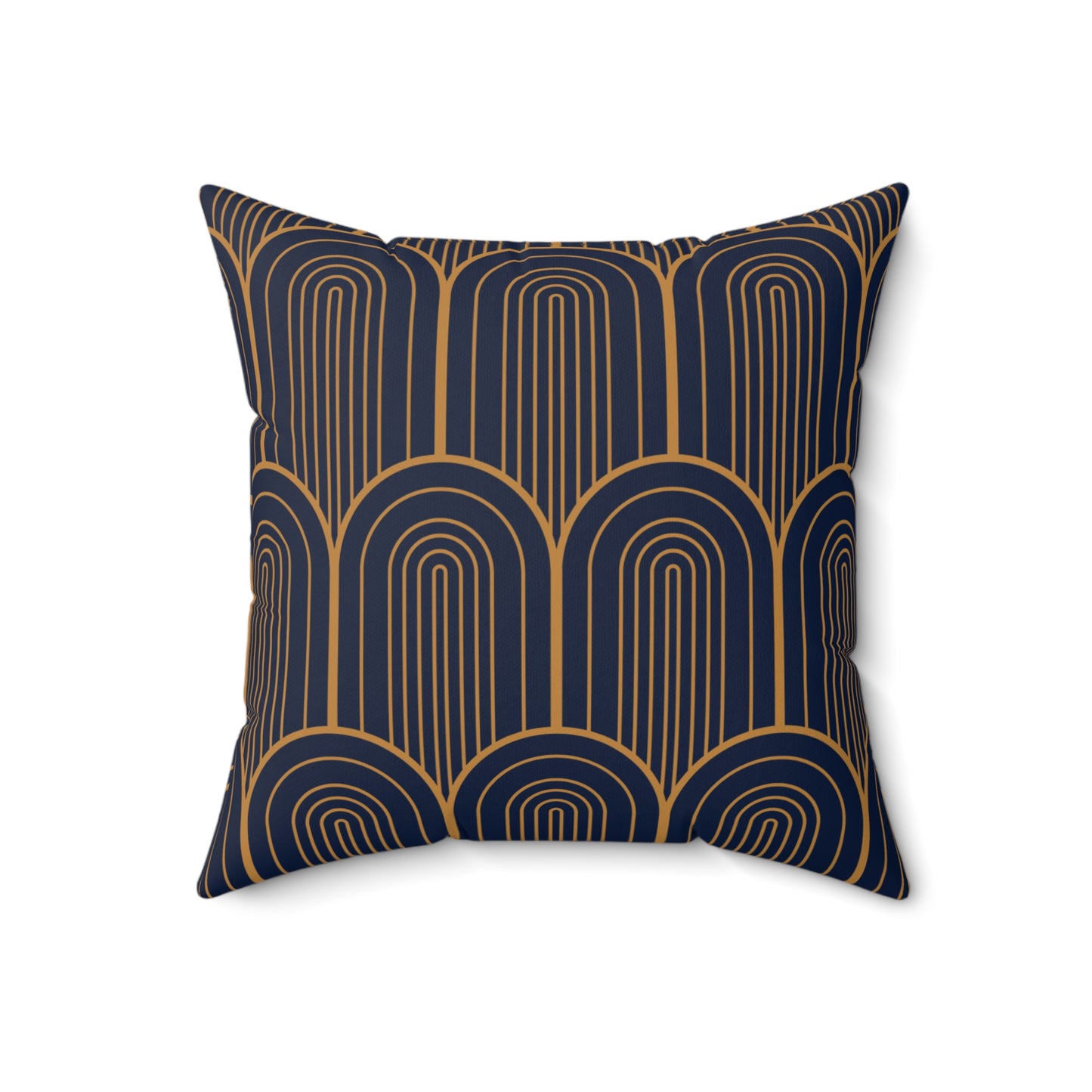 Midnight Luxe Archways Throw Pillow