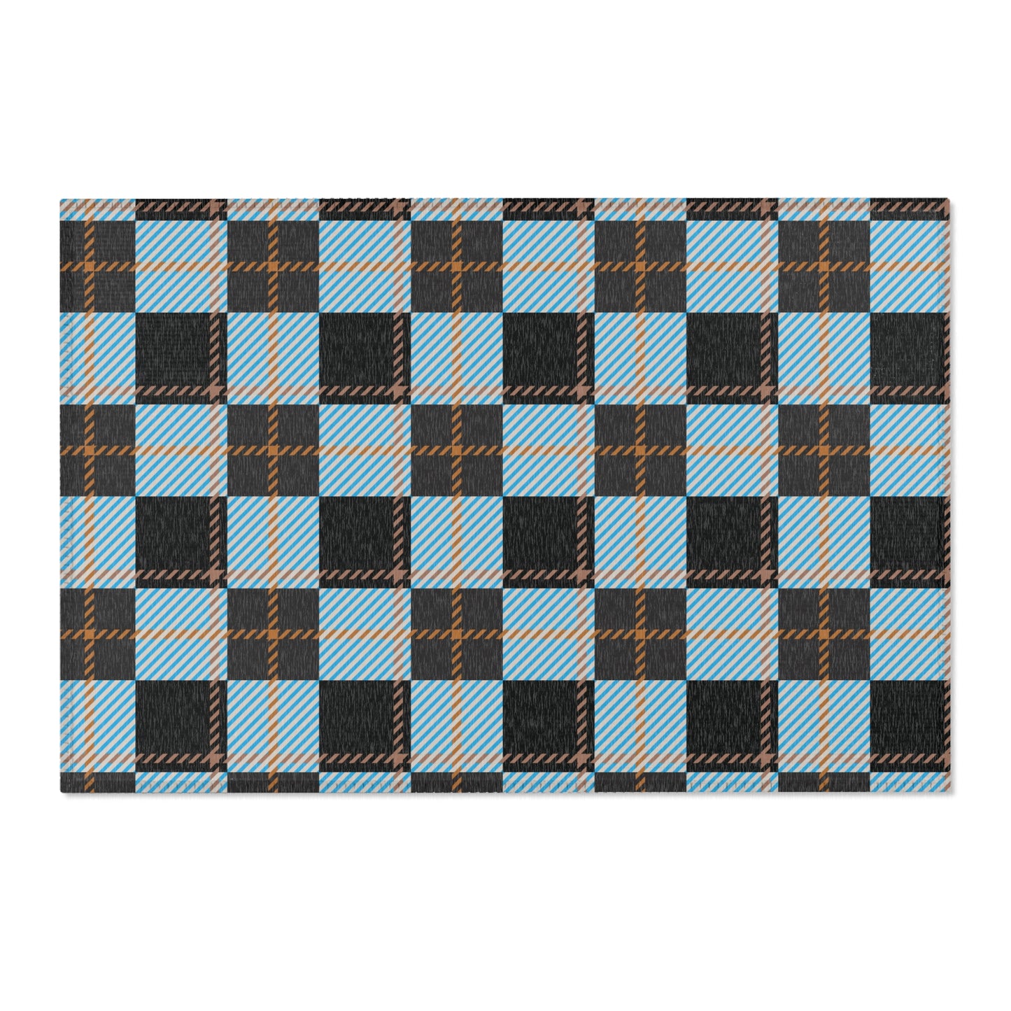 Ember Frost Area Rug – Frozen Tartan FW25