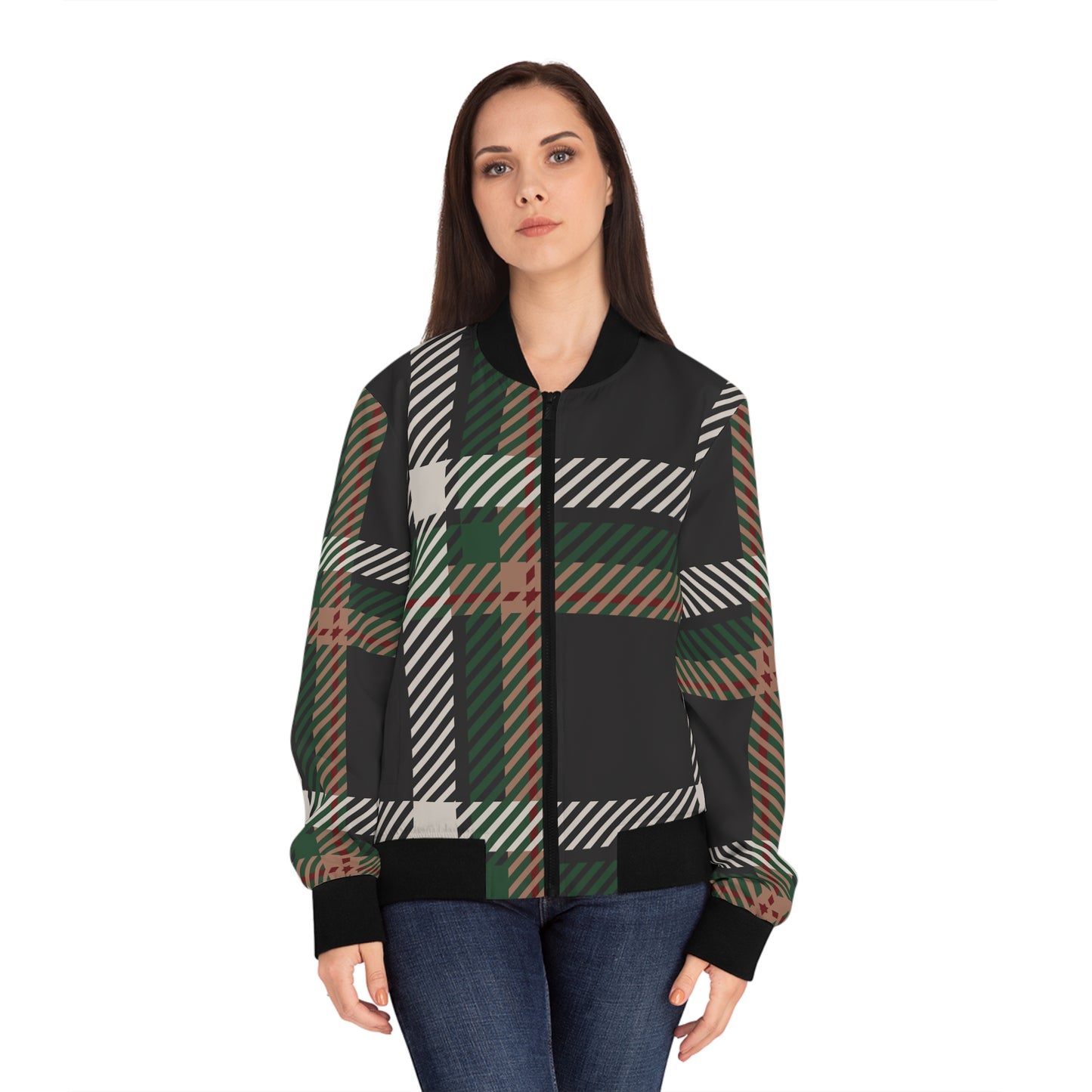 Faithful Tartan Bomber Jacket – Women's Edition