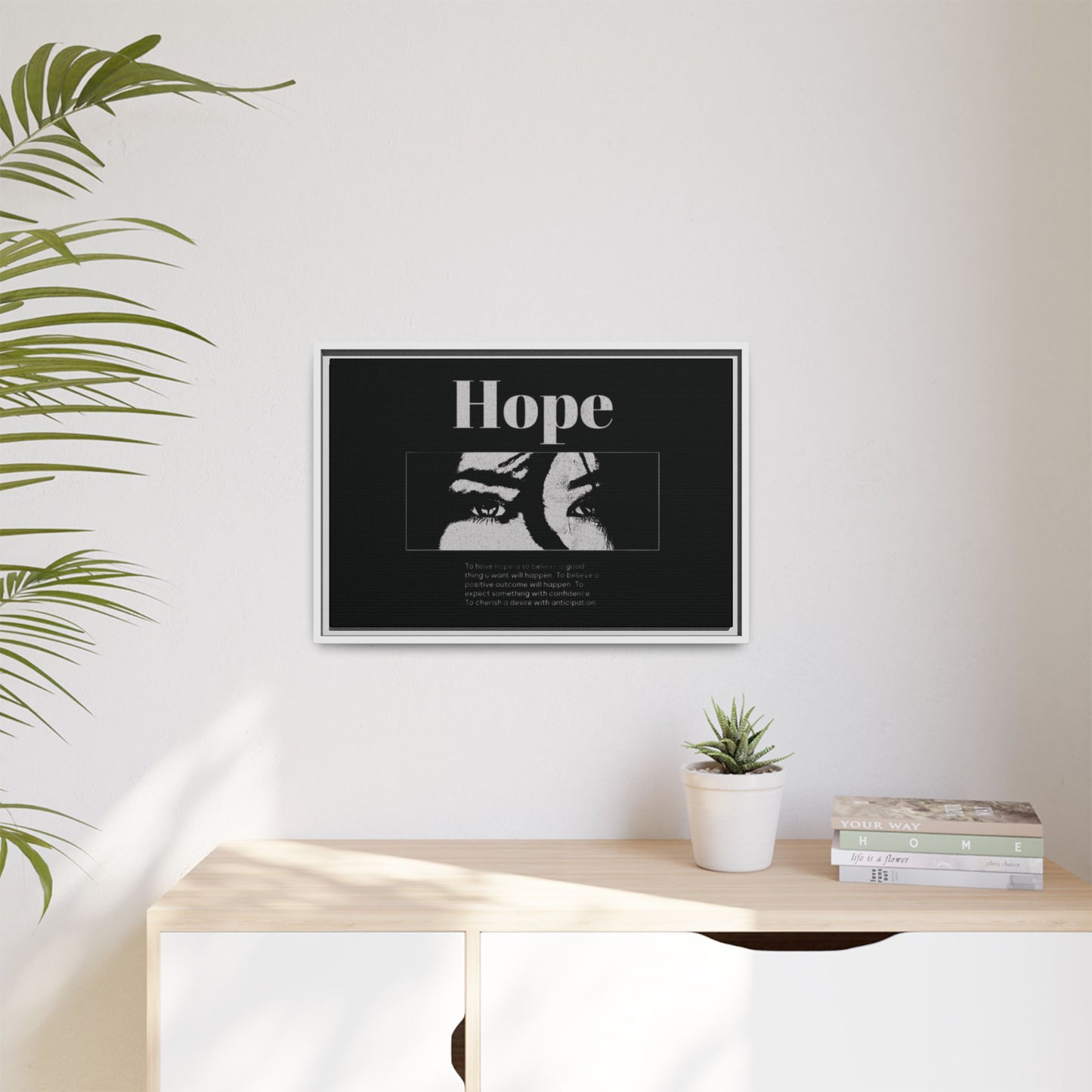 Hope – Eyes That Still Believe (Framed Art Print)