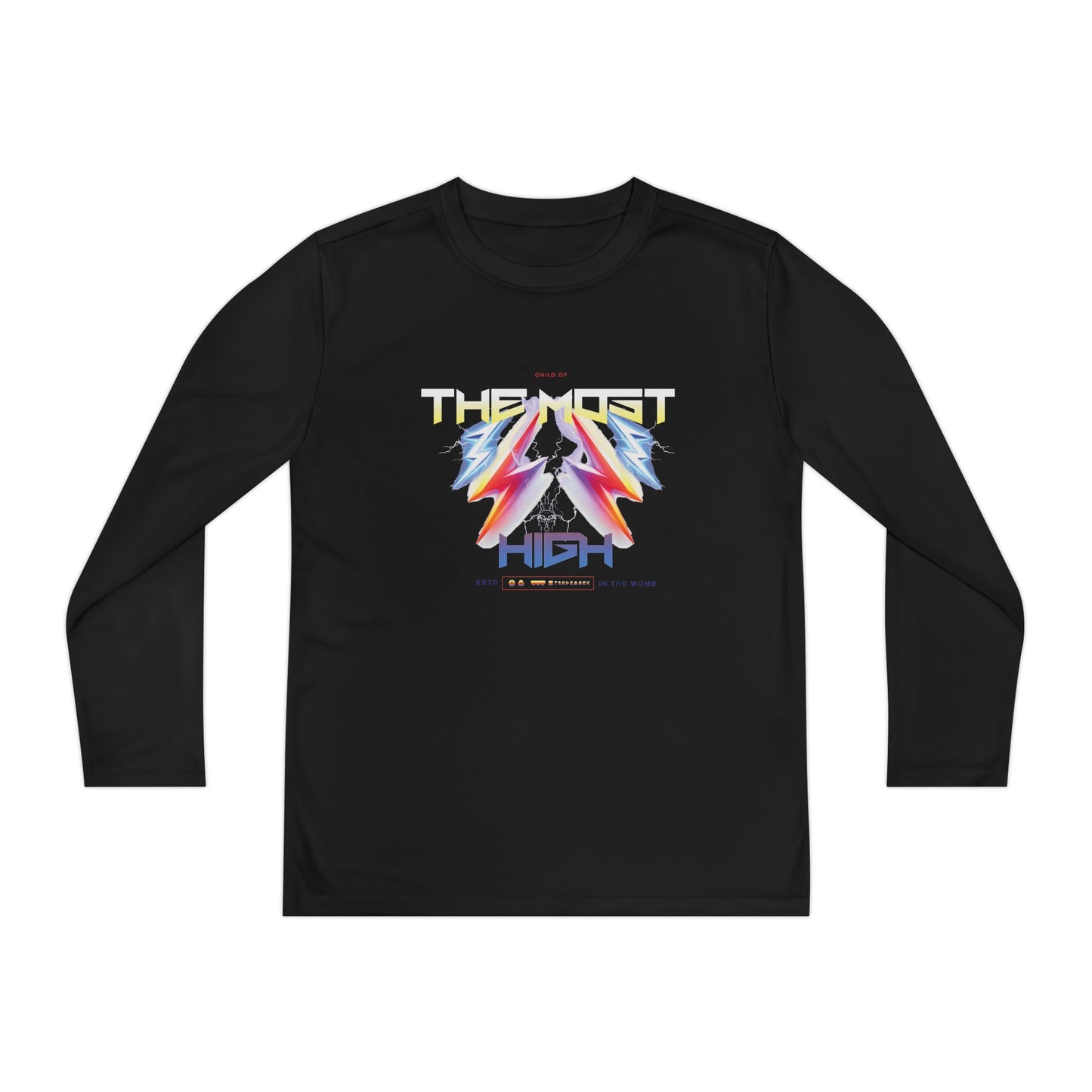 Child of the Most High – Youth Long Sleeve Tee (Unisex, Multiple Colors)