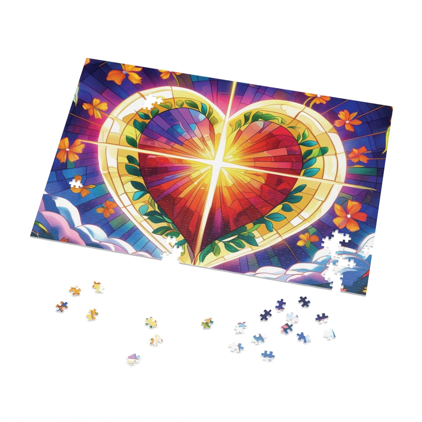 "Heaven’s Heart: Light of Love Puzzle"