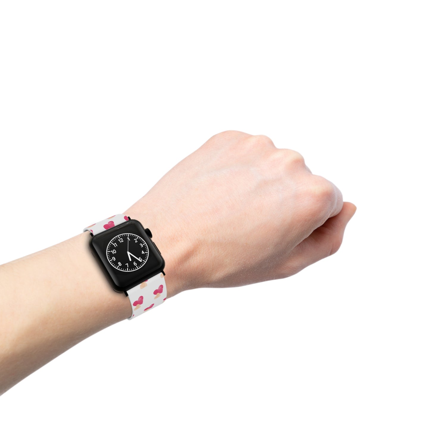 Hearts in Motion – Blush Smartwatch Band for Apple Watch